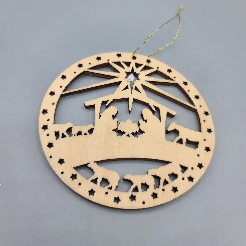 N/A wooden christmas